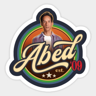 Abed in the morning Sticker